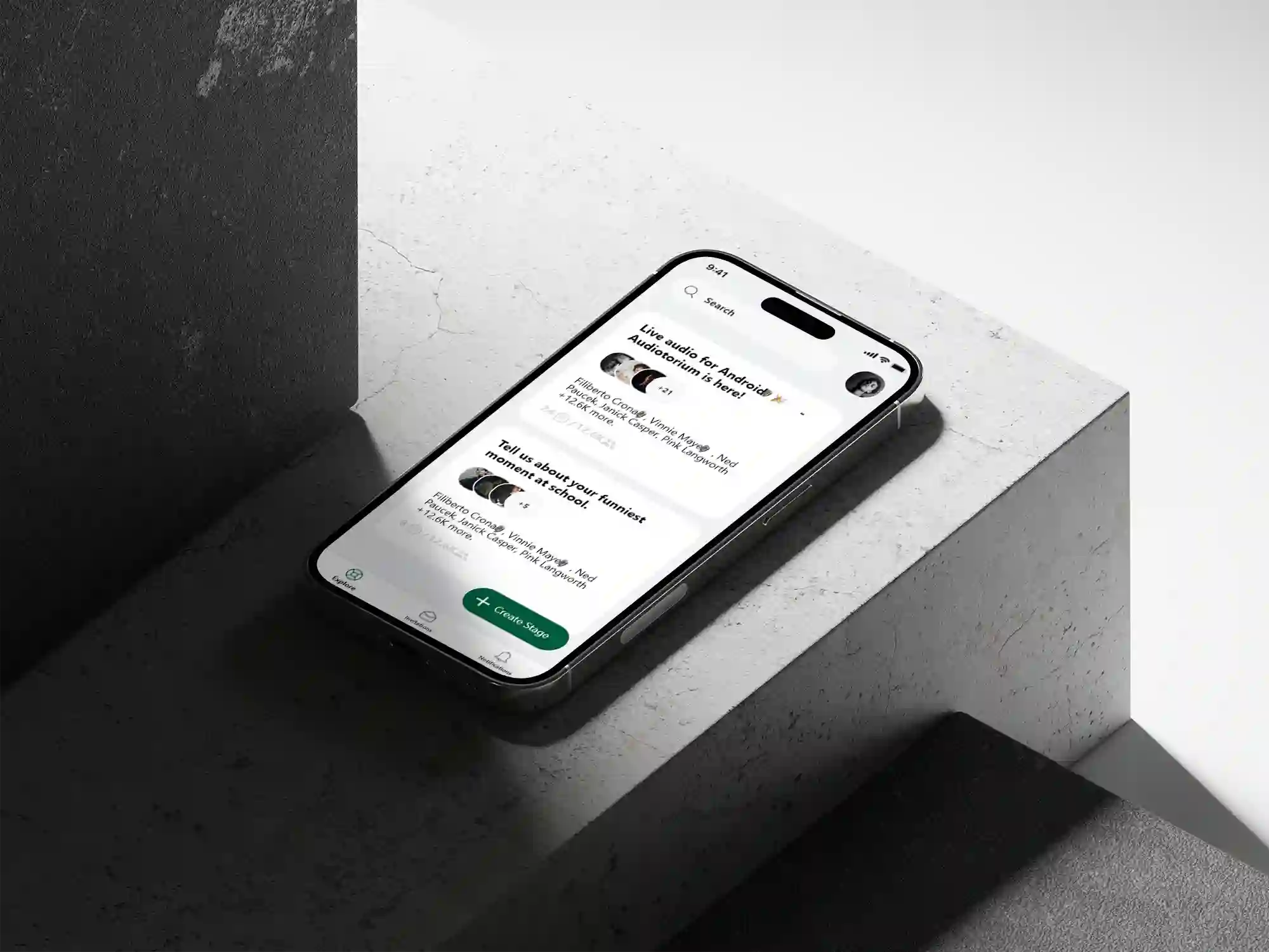 Application audio en direct
